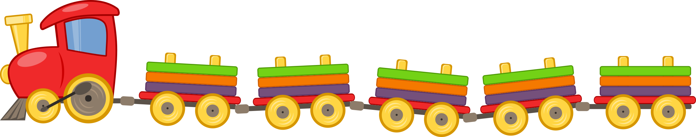 Train Clipart Toy Train - Toy Train Png (2400x474)