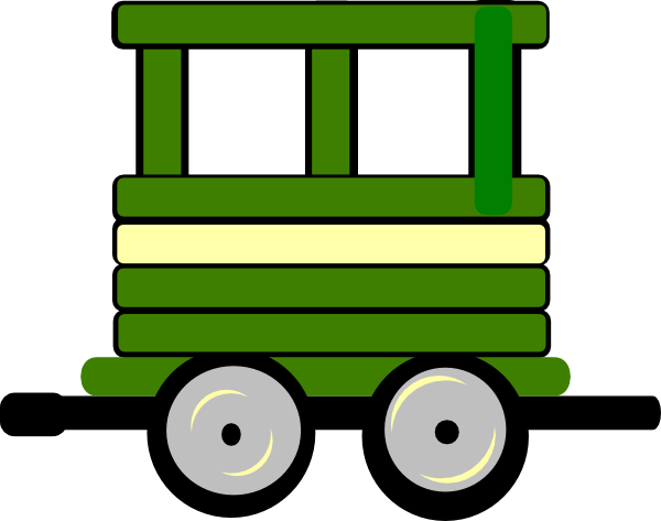 Loco Train Carriage Clip Art - Train Carriage Clipart (600x473)