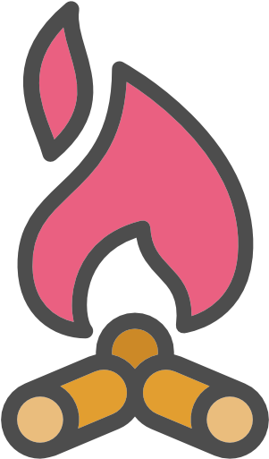 Bonfire Icon Page - Campfire (512x512)
