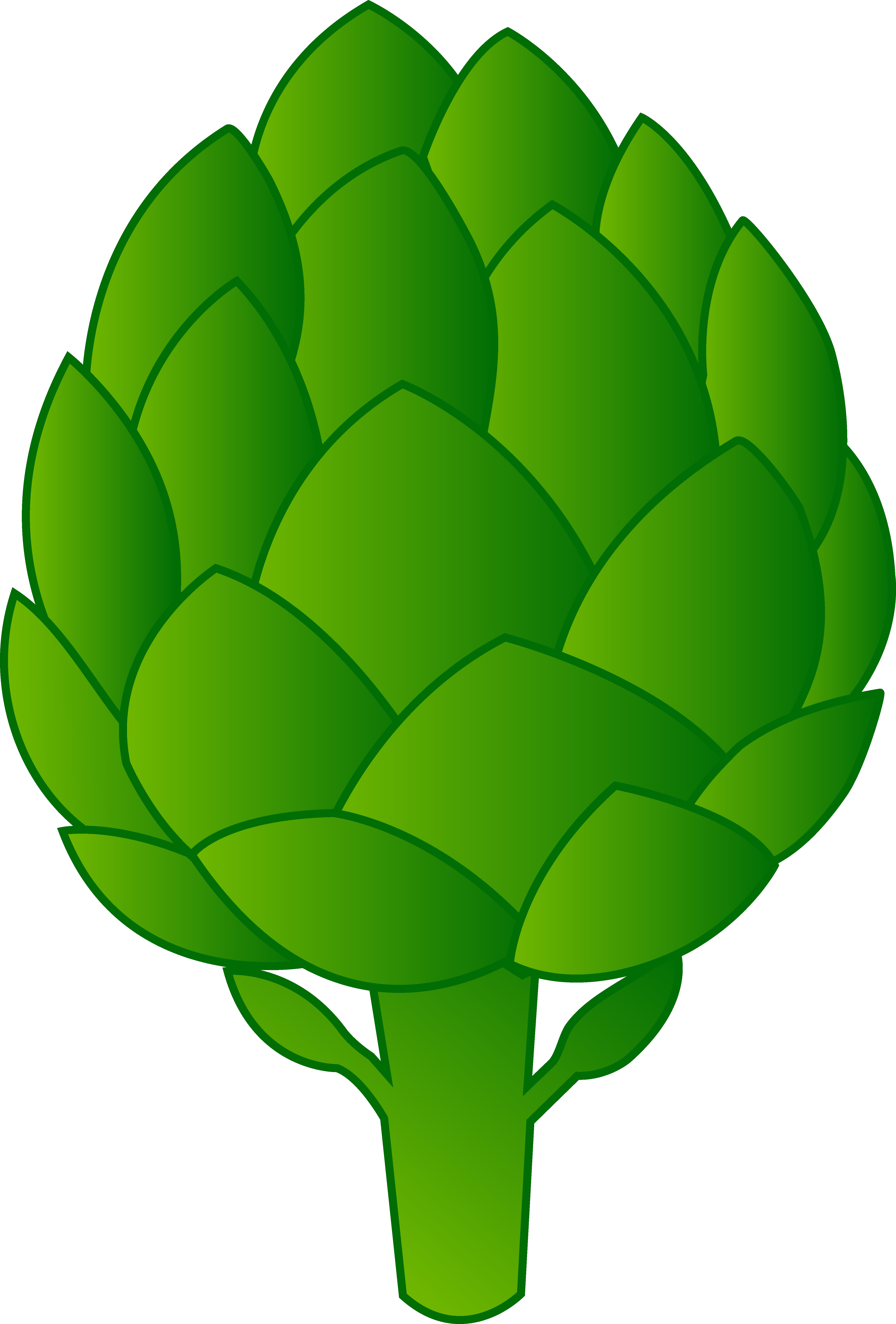 Free Clip Art - Artichoke Clipart (4683x6921)