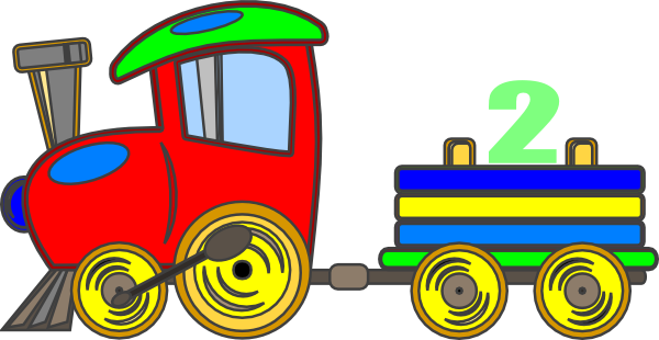 Steam Train Engine Clip Art - Cartoon Choo Choo Train (600x310)