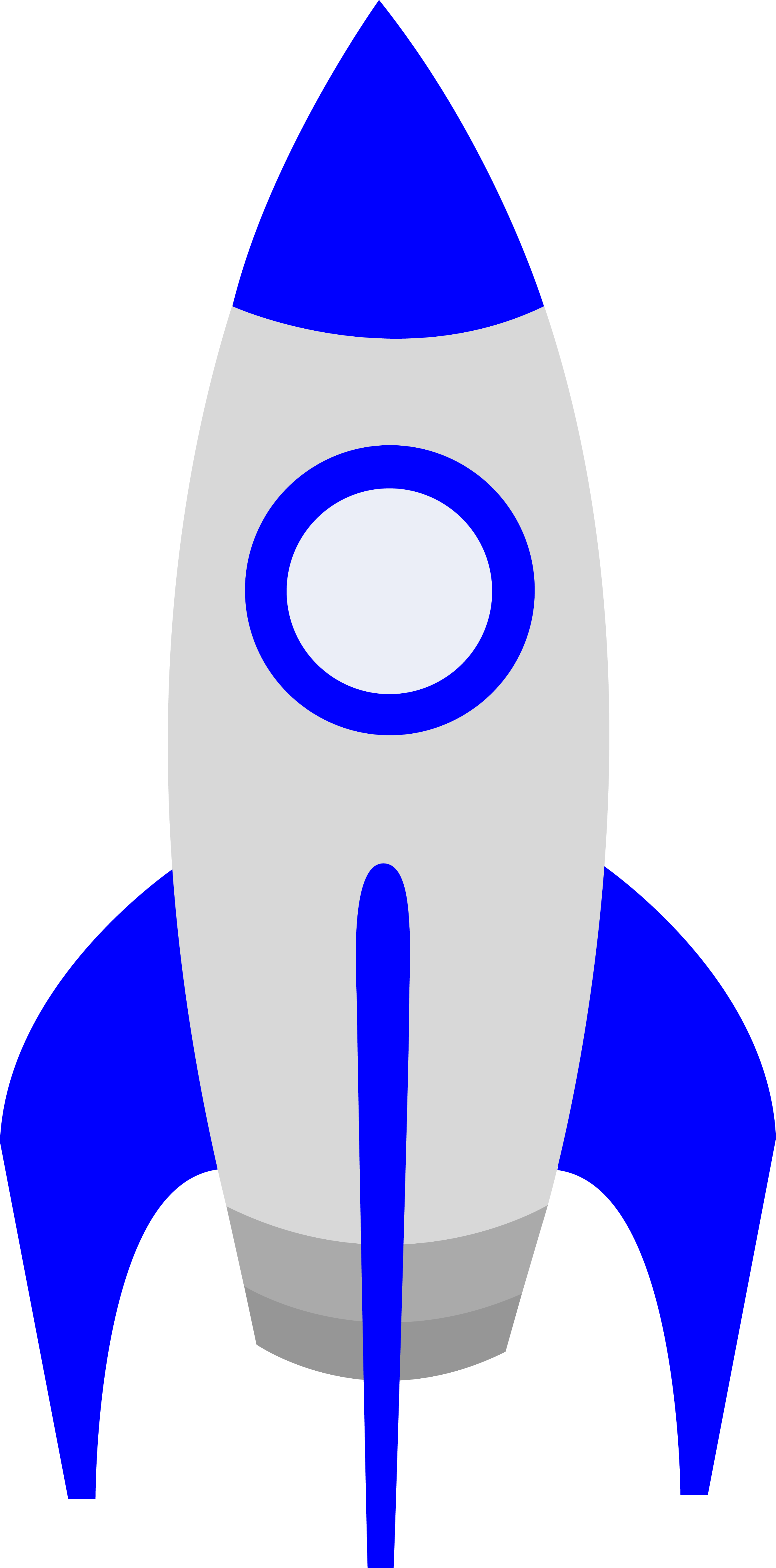 Clipart For Outer Space - Rocket Ship Clip Art (2716x5482)