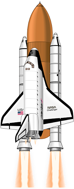 Space Shuttle Clip Art - Free Space Shuttle Clipart (255x600)
