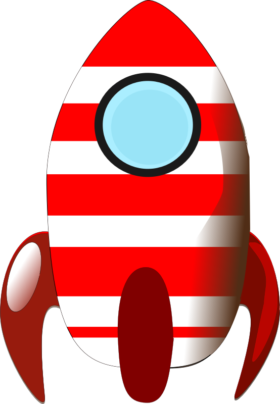 Rocketship Clipart Free To Use Public Domain Rocketship - Moon Rocket Png (554x800)