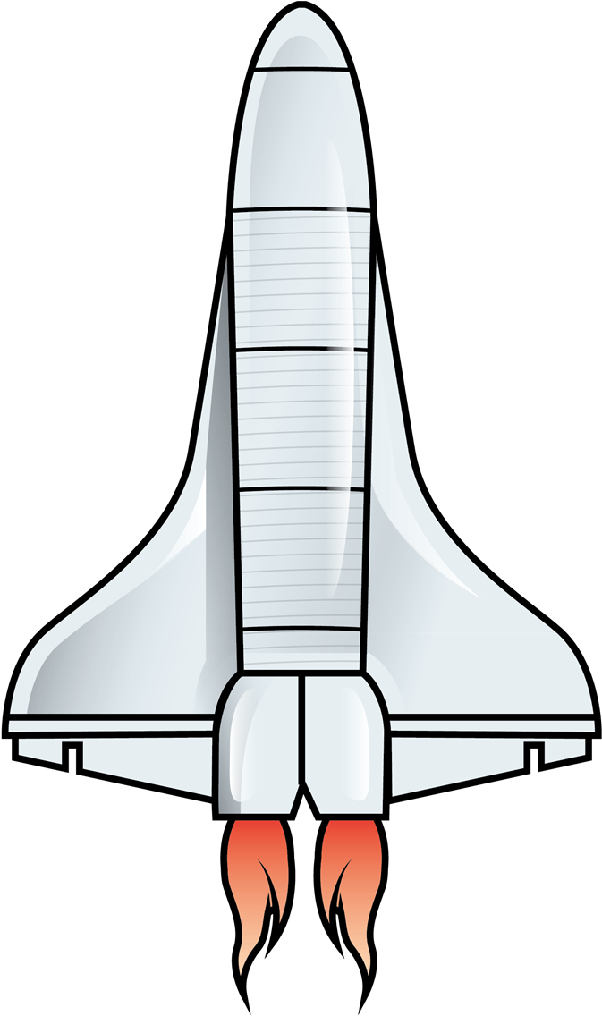 Inspiration Clip Art Space Medium Size - Space Shuttle Clipart (800x1295)