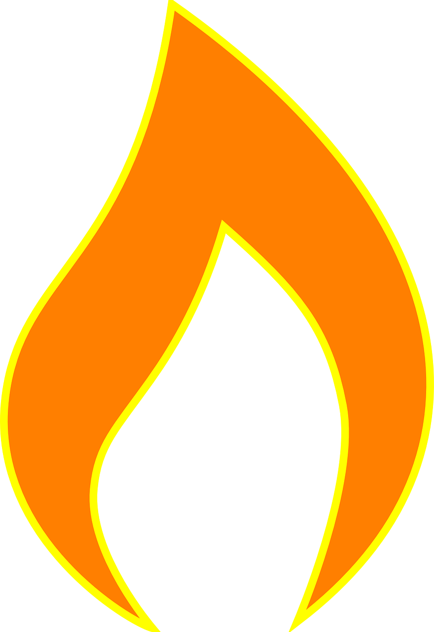 Fire Flame Bright Burn Heat - Chama Do Espirito Santo (880x1280)