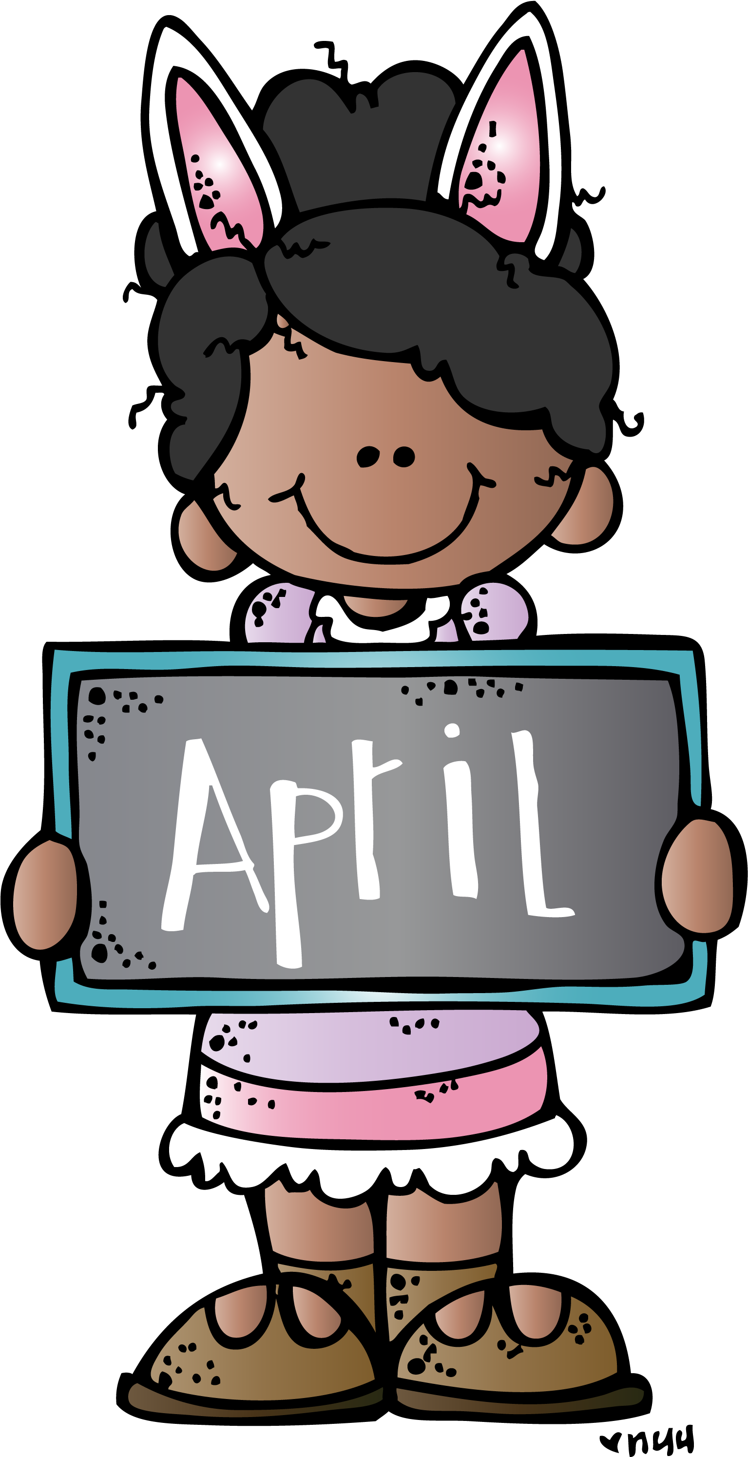 Here You Can See The School Clipart Melonheadz Collection - April Melonheadz Clipart (1552x3000)