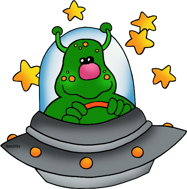 Transportation Clip Art By Phillip Martin, Ufo Space - Png Нло Клипарт (633x648)