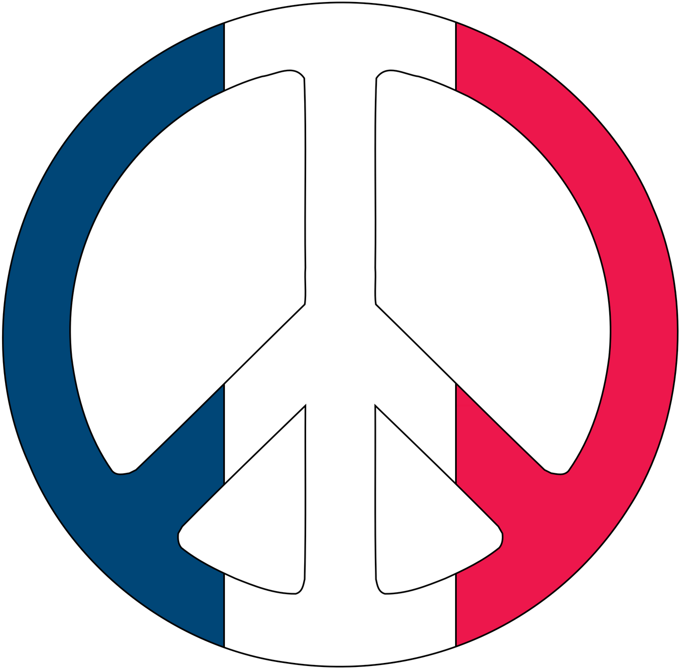 World Peace Clip Art Cliparts Co Lame96 Clipart - French Symbols Clip Art (1389x1600)