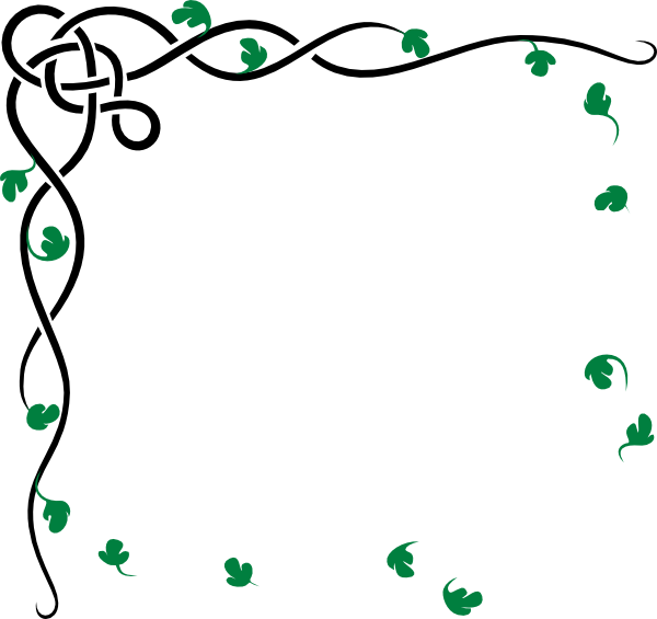 Leaf Border Clip Art (600x565)