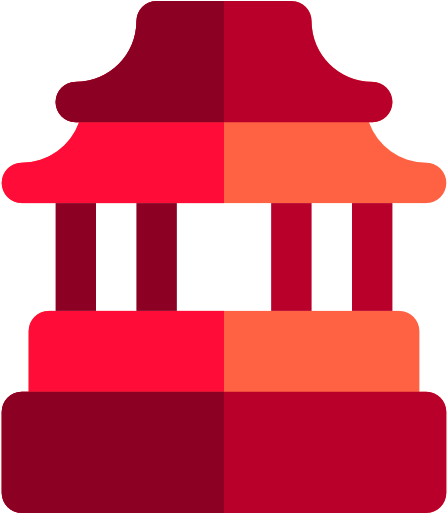Architectonic, Chinese Temple, Building, China, Monument, - Chinese Temples Png Logo (512x512)