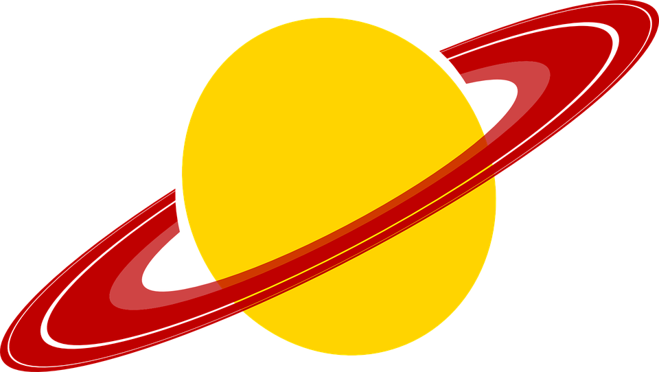 Saturn Planet Saturn Rings Astronomy Space - Saturn Clipart (960x542)