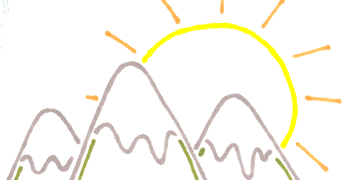 Mountain Clip Art, Mountain Clipart, Mountain Clipart - Cartoon Mountains (1200x630)