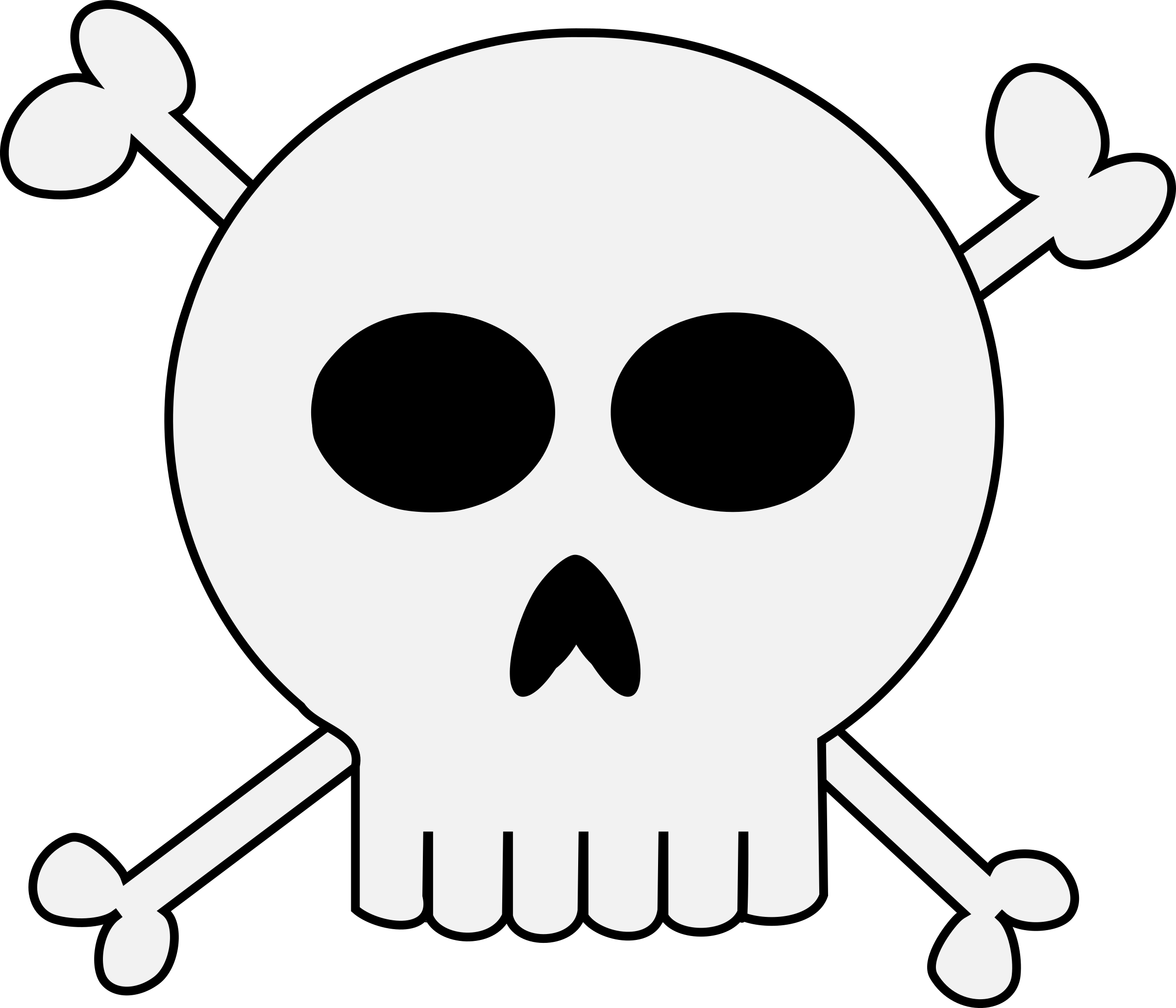 Skull Free To Use Clipart - Armenian Symbol Of Eternity (2400x2058)