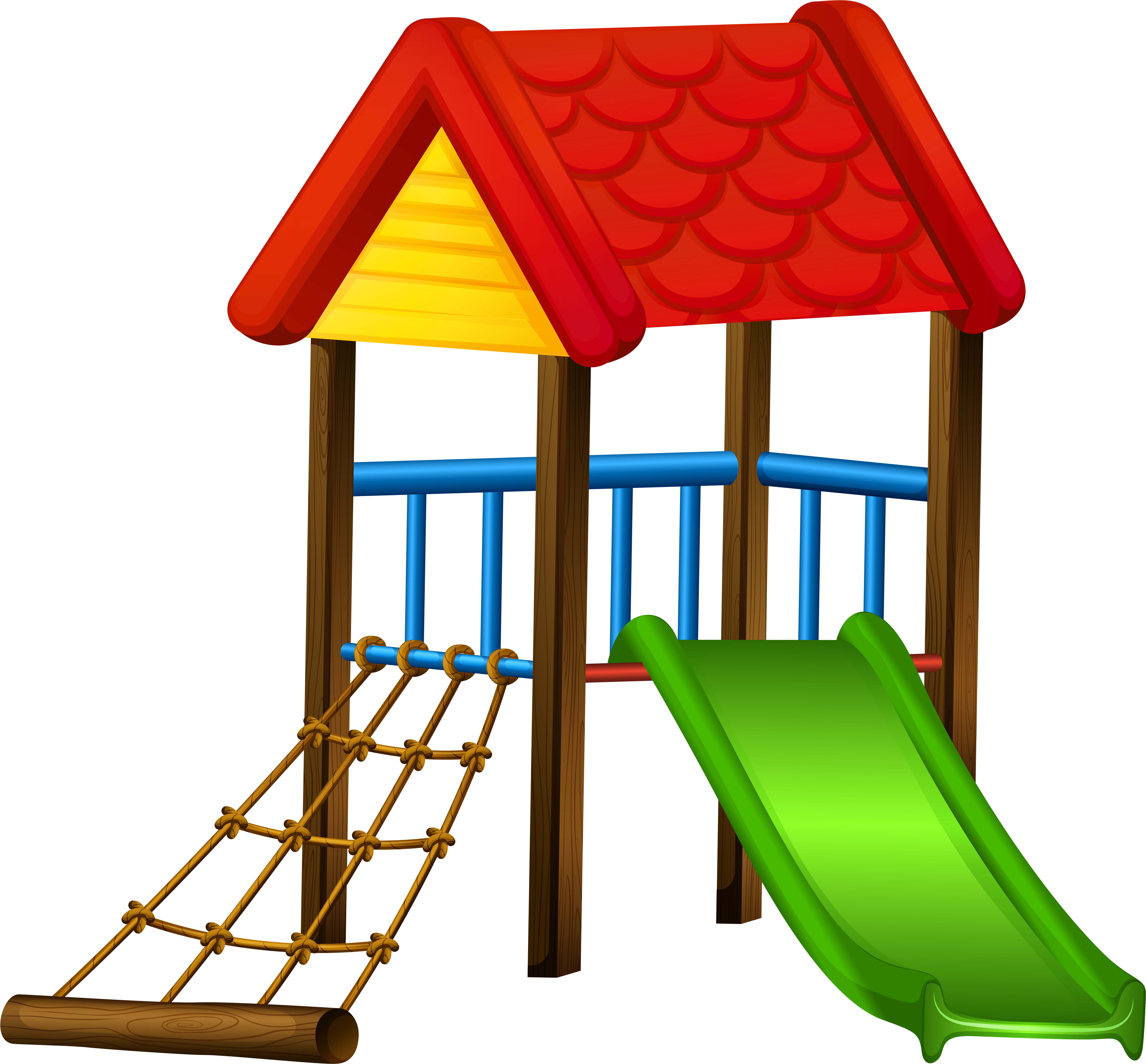 Slide With Roof Png Clip Art - Slide With Roof Png Clip Art (8000x7461)