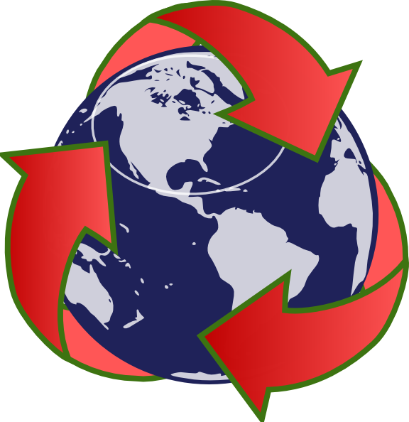 Czeshop Images Recycling Clipart - Go Green In Clipart (576x594)