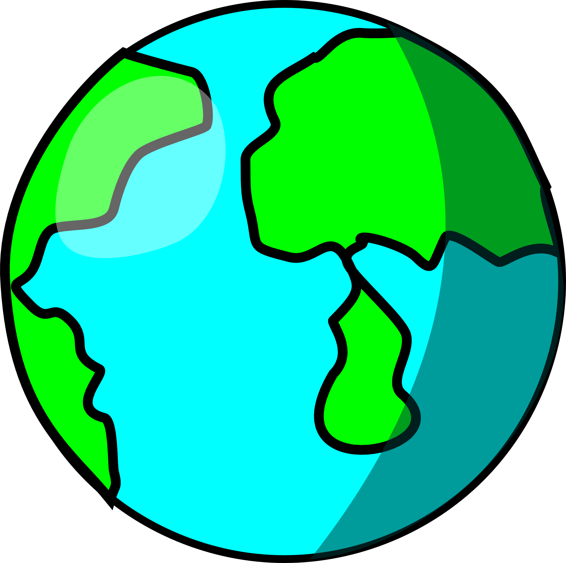 World Clip Art - Transparent Background Earth Clipart (1920x1910)