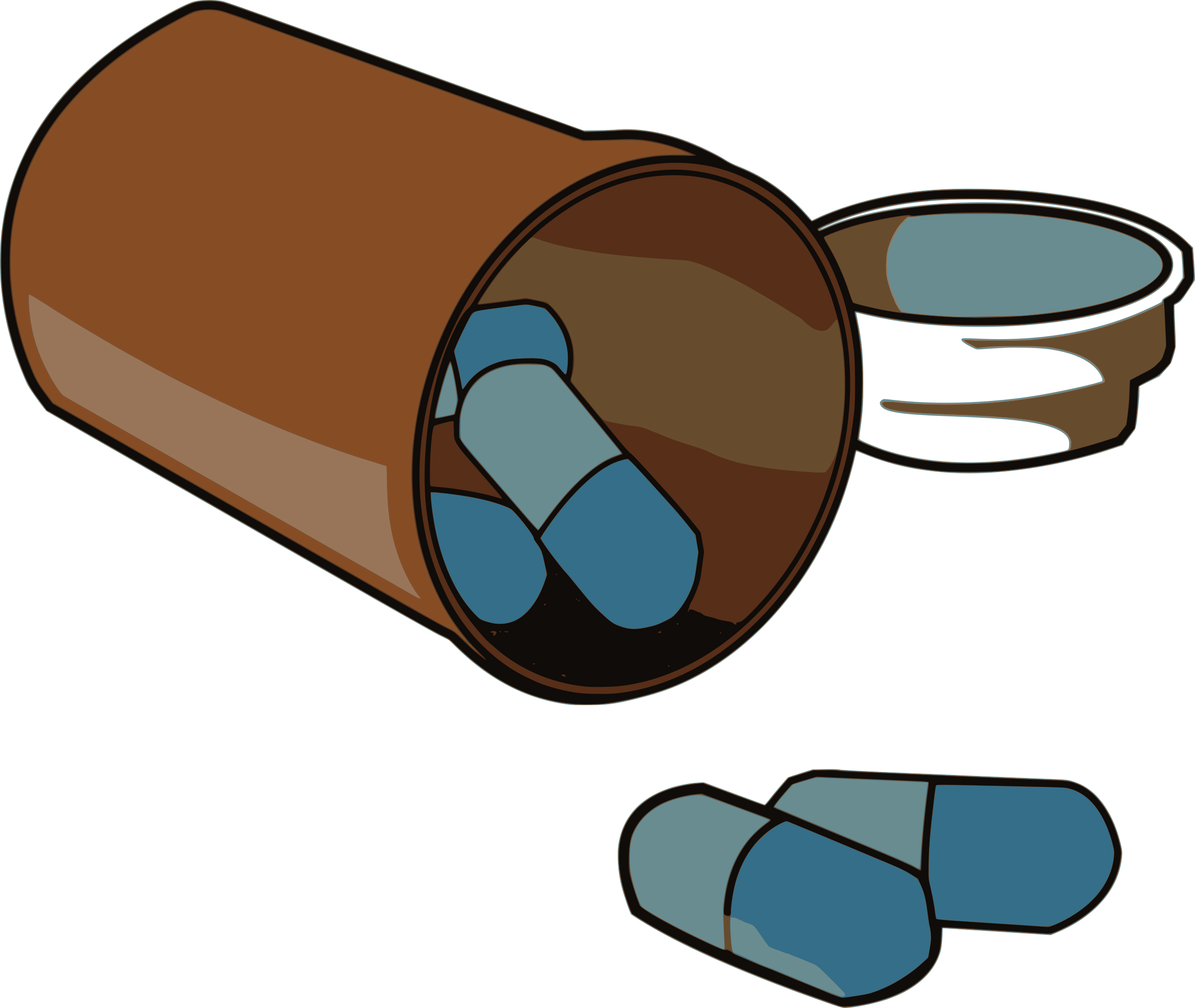 Medicine Clip Art Image Black And White - Pills Clipart (2400x2024)