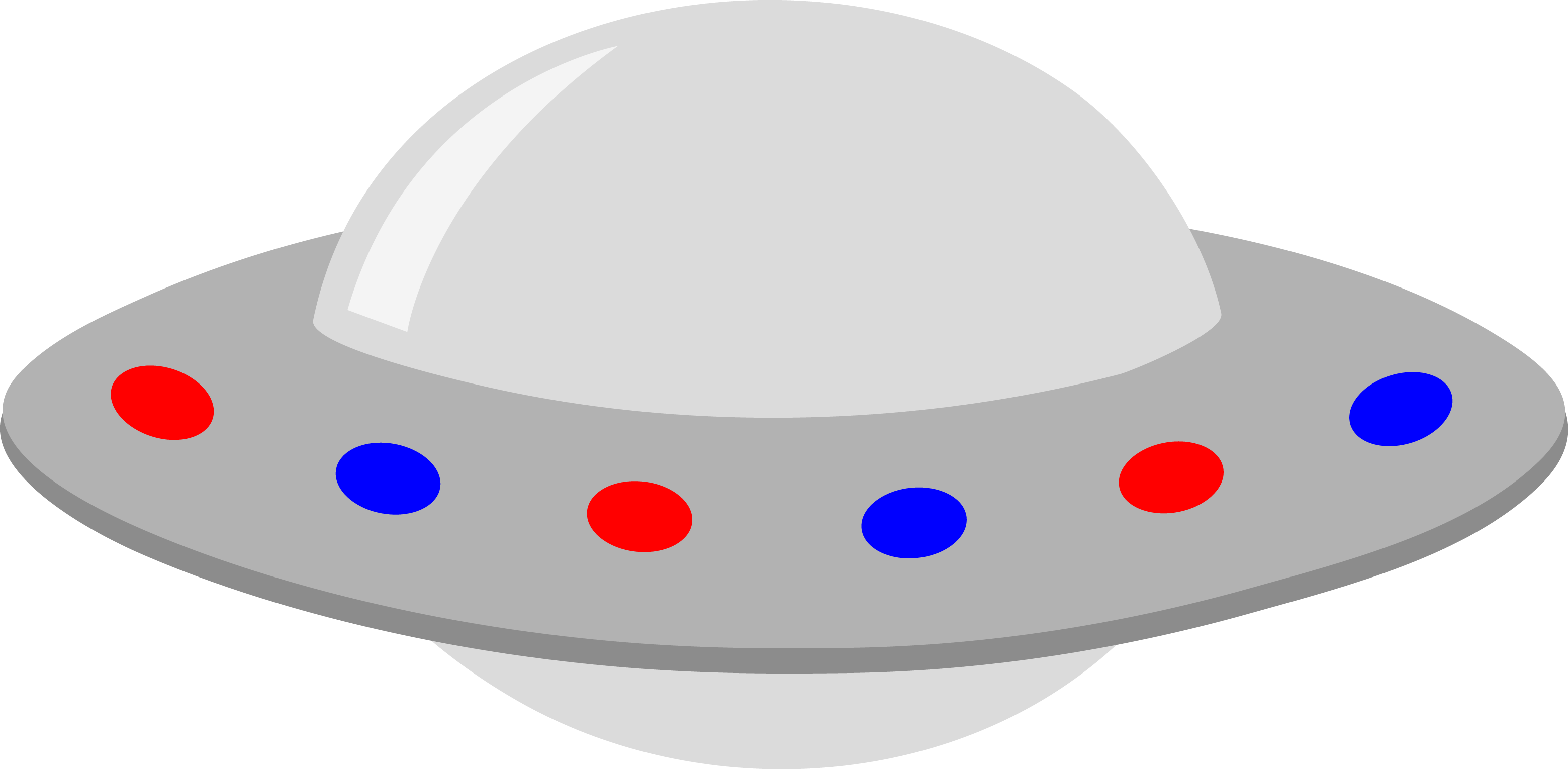 Alien Researching People Clipart - Clip Art Ufo (3119x1530)