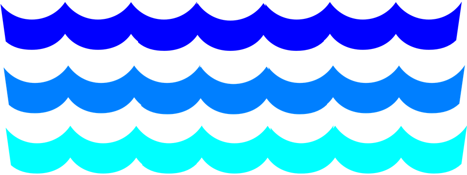 Splash Clipart - Wave Border Clip Art (960x480)