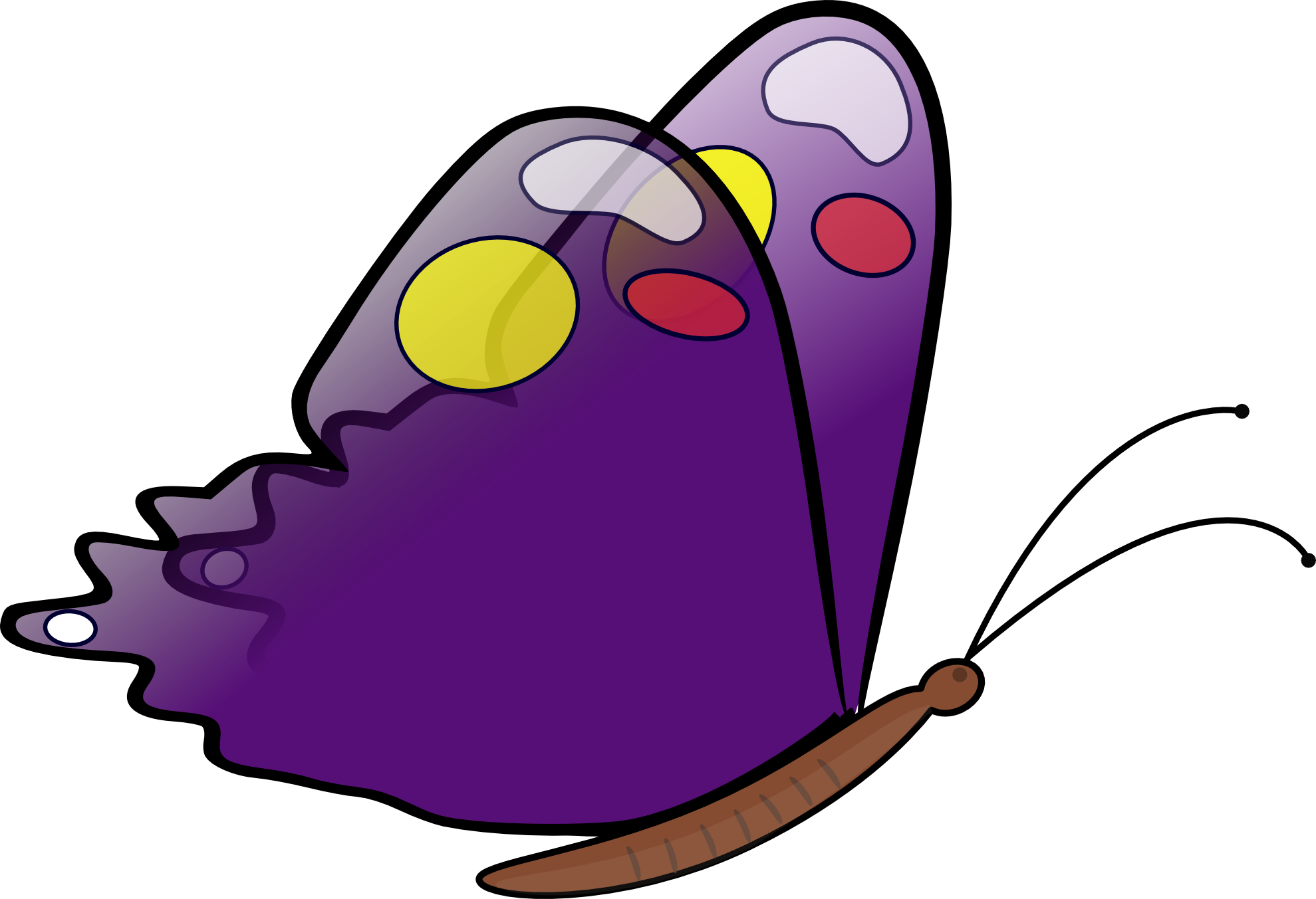 More From My Site - Butterfly Clip Art (1979x1353)