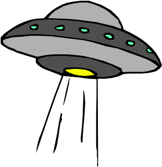 Spaceship - Clipart Alien Spaceship Png (420x429)