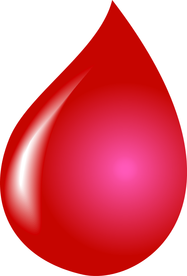 Vector Clip Art - Water Drop In Red Color (600x884)