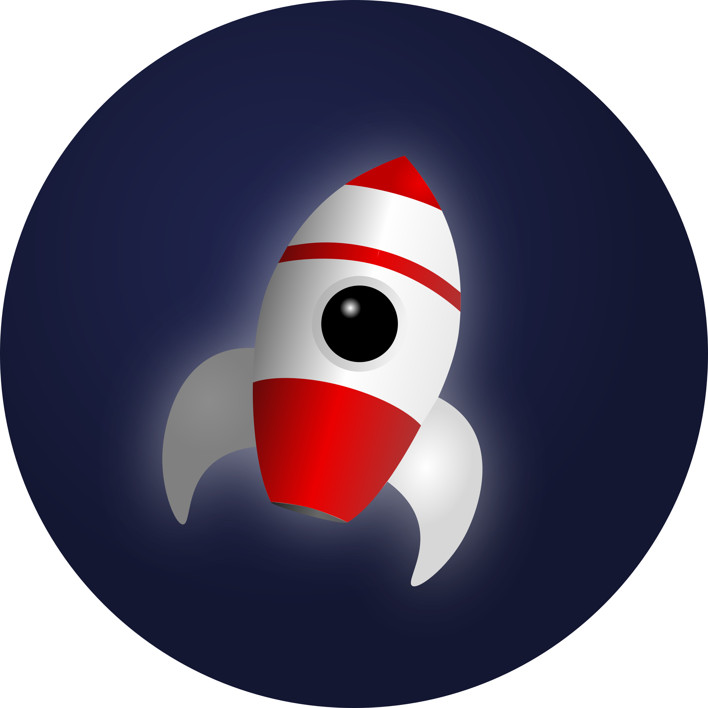 Clipart - Rocket In Space Clipart (2400x2400)