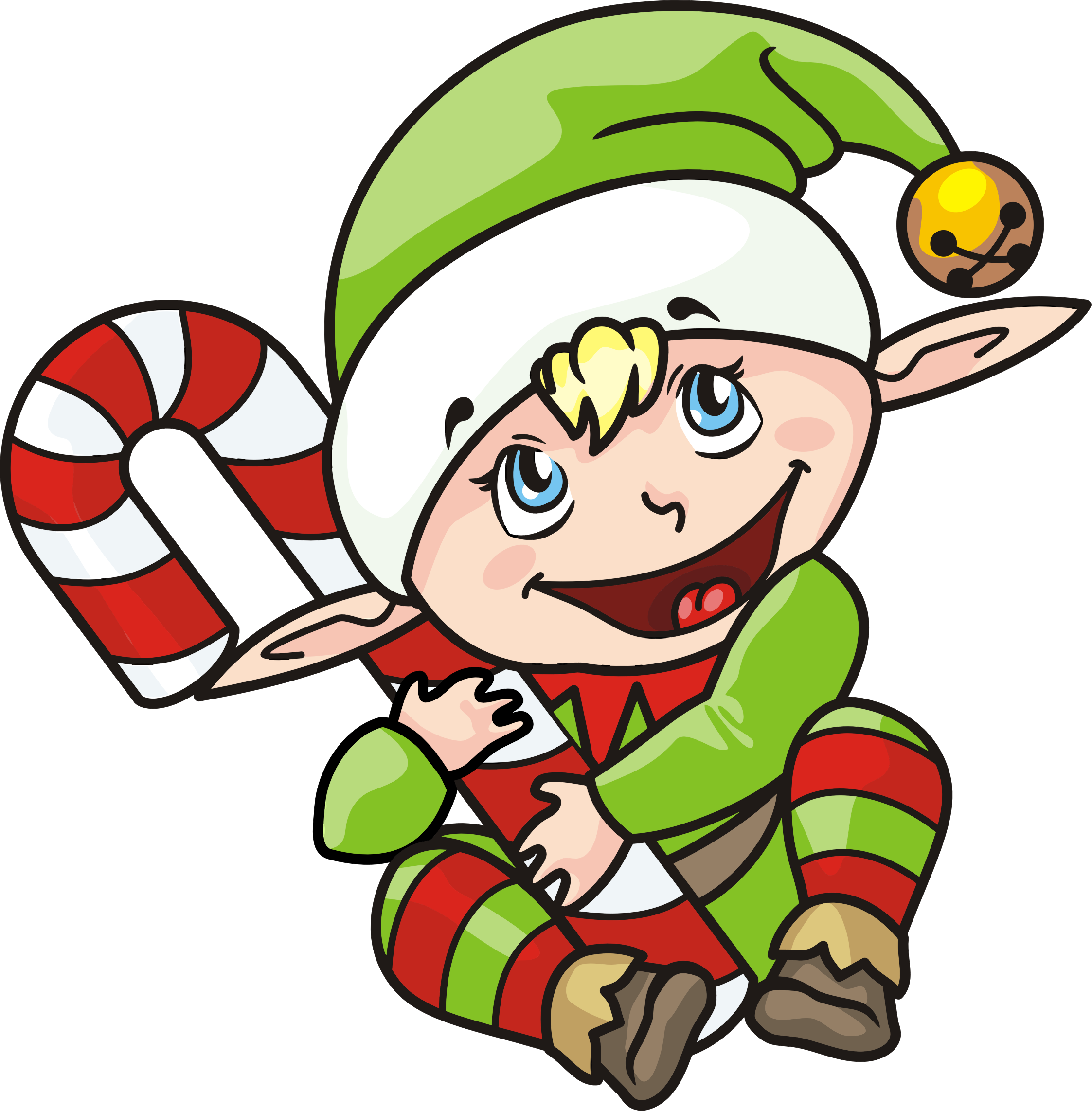 Big Image - Christmas Elf (2245x2284)