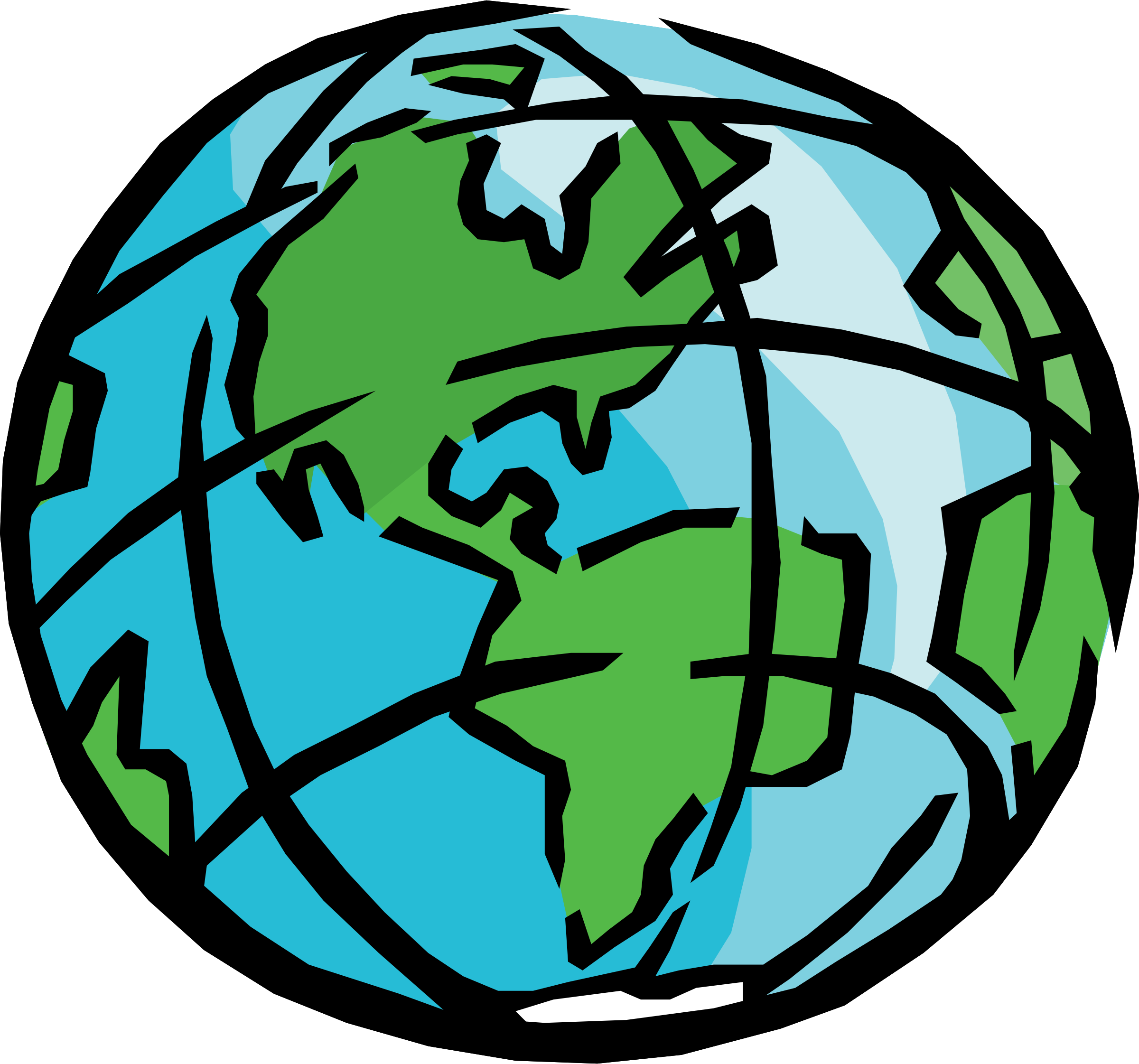 Cartoon Earth - Earth Clipart (2400x2242)