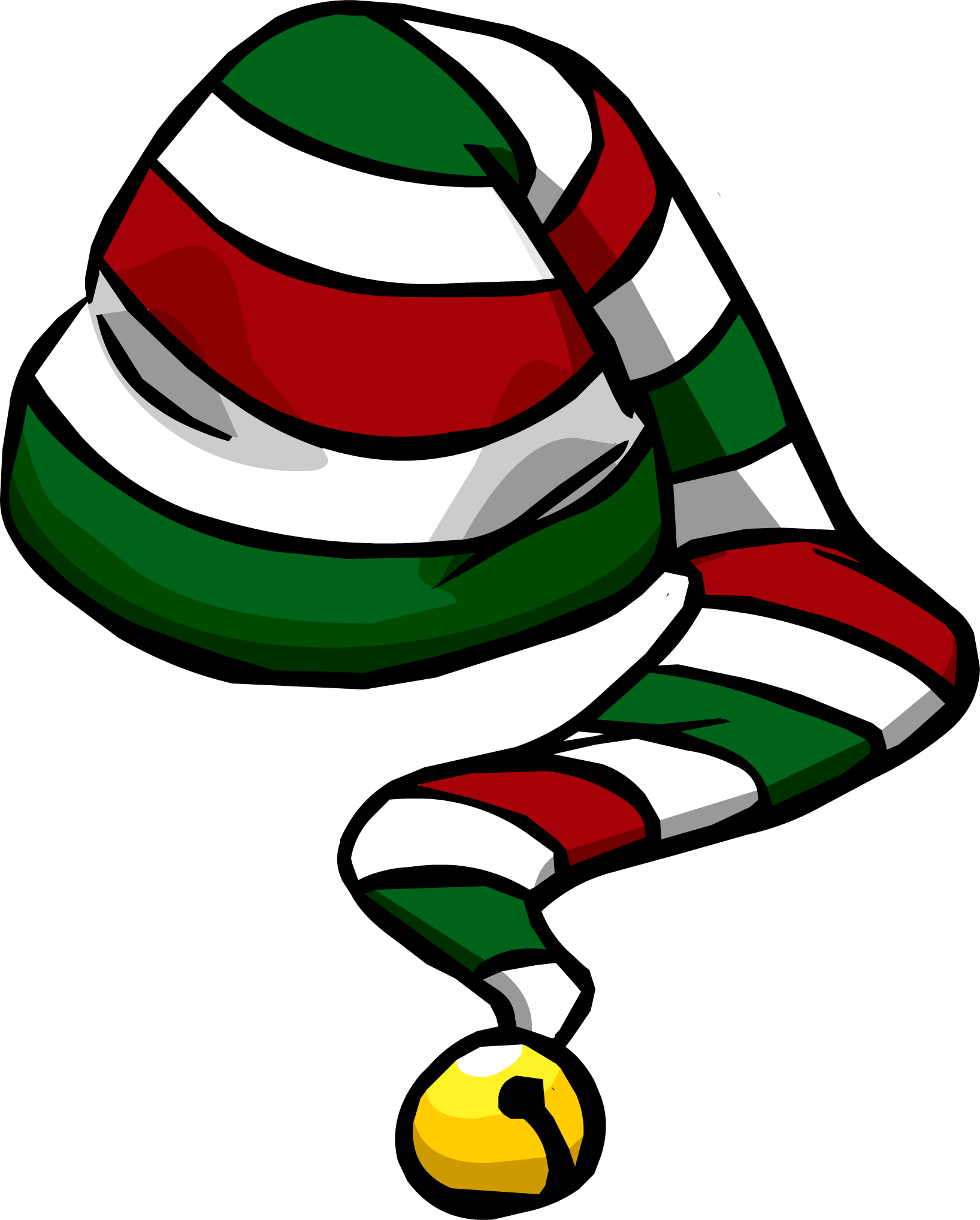 Elf Hat Clipart Transparent Background - Candy Cane Transparent Background (1636x2035)