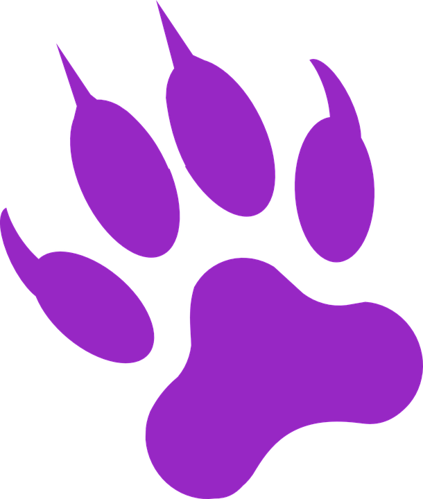 License Paw Print Clip Art - Dog Journal: Blank Lined Journal - 6x9 - Transparent (610x720)