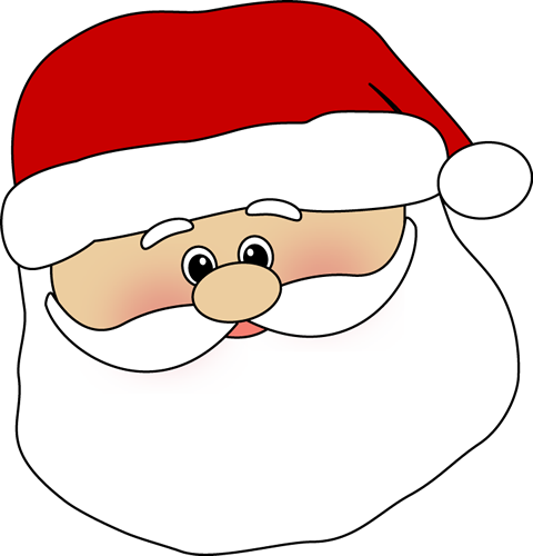 Santa Claus Clip Art Image Cool School Stuff - Santa Face (480x500)