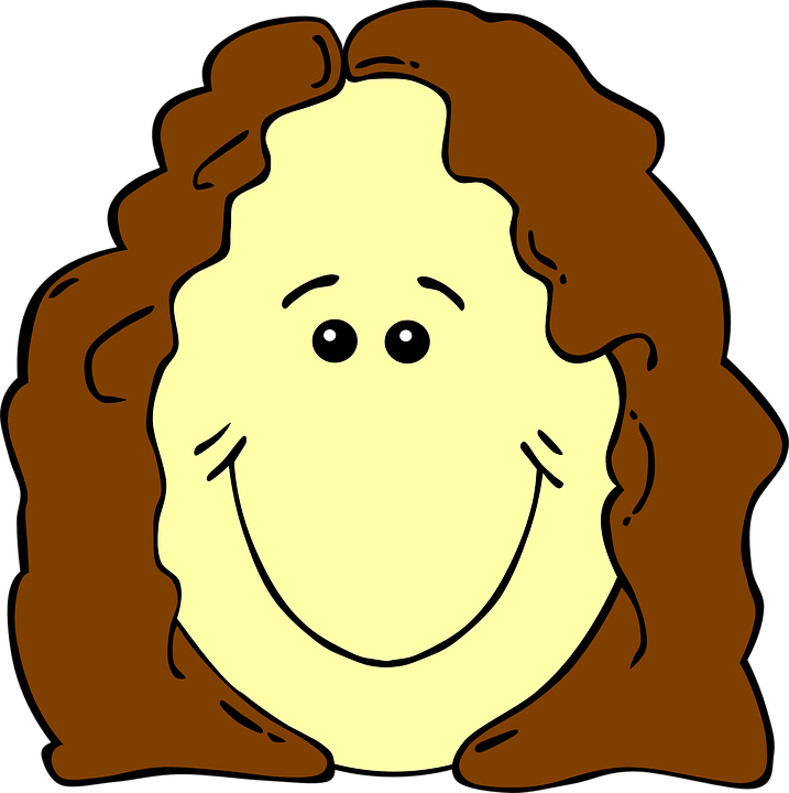 Face Clip Art - Girl Smiley Face Clipart (1276x1280)