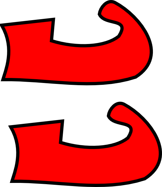 Elf Shoes Clip Art (516x595)