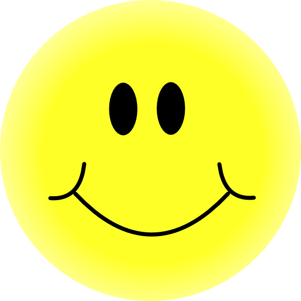 Yellow Smiley Face Clip Art At Clker - Smiley Face High Resolution (600x600)