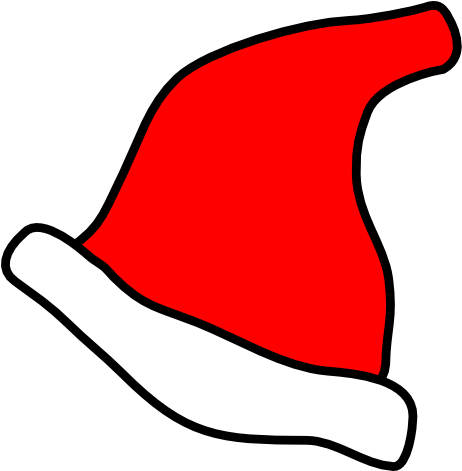 Santa Hat Clip Art At Clker Vector Clip Art Online, - Santa Hat Clip Art At Clker Vector Clip Art Online, (600x470)