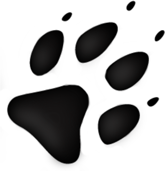 Wolf Track - Logo With Animal Footprint (600x600)