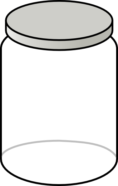Mason Jar Clip Art 4 Jar Clipart Clipartcow - Cartoon Jar Transparent Background (378x593)
