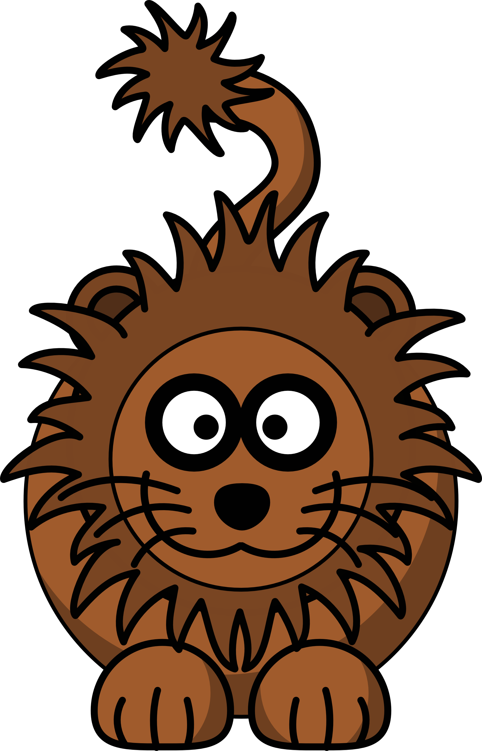 Big Image - Lion Cartoon (1979x3084)