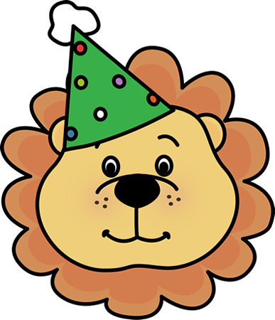 Circus Lion Face Clip Art - Circus Lion Face (387x450)