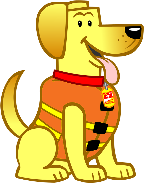 Water Safety Cliparts - Bobber Water Safety Dog (551x700)