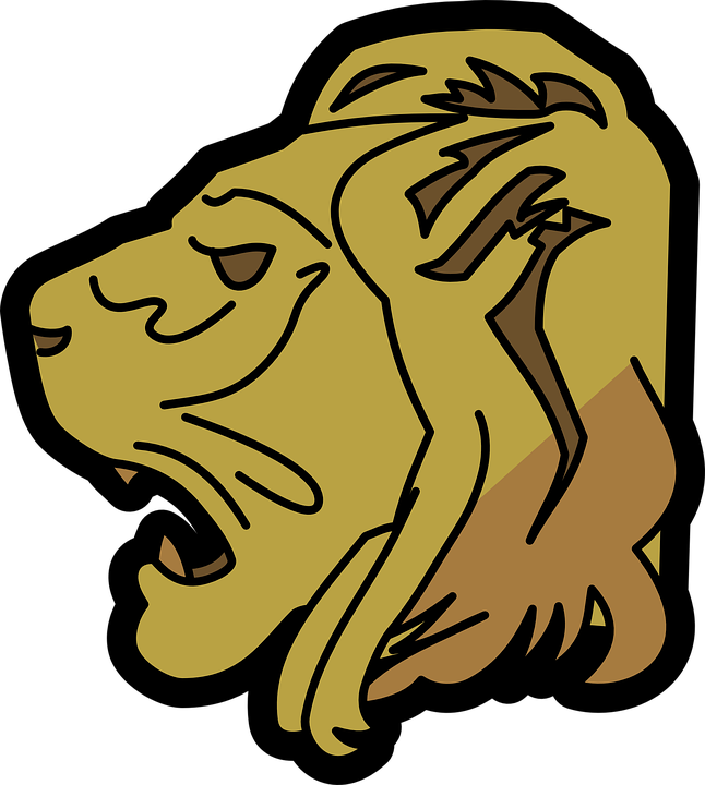 Lion Head Clip Art - Lion Head Clip Art (646x720)