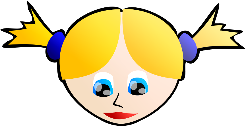 Girl Face Clipart Vector Clip Art Free Design - Khushal Baalika Bhavishya Desk Ka (1469x750)