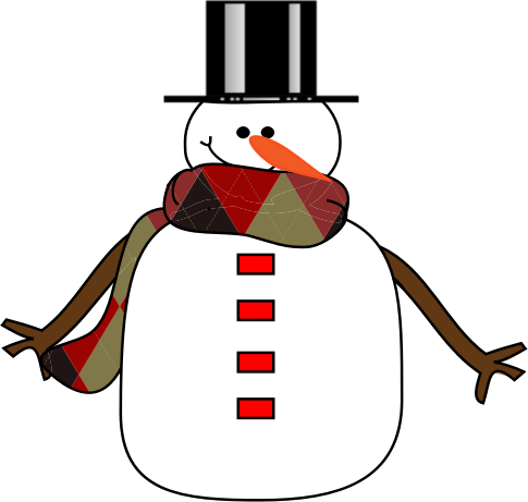 Snowman Free To Use Clipart - Clip Art (485x461)