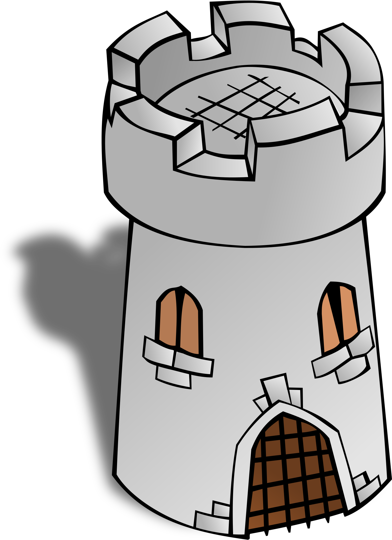 Castle Tower Clipart - Towering Clipart (2400x2400)