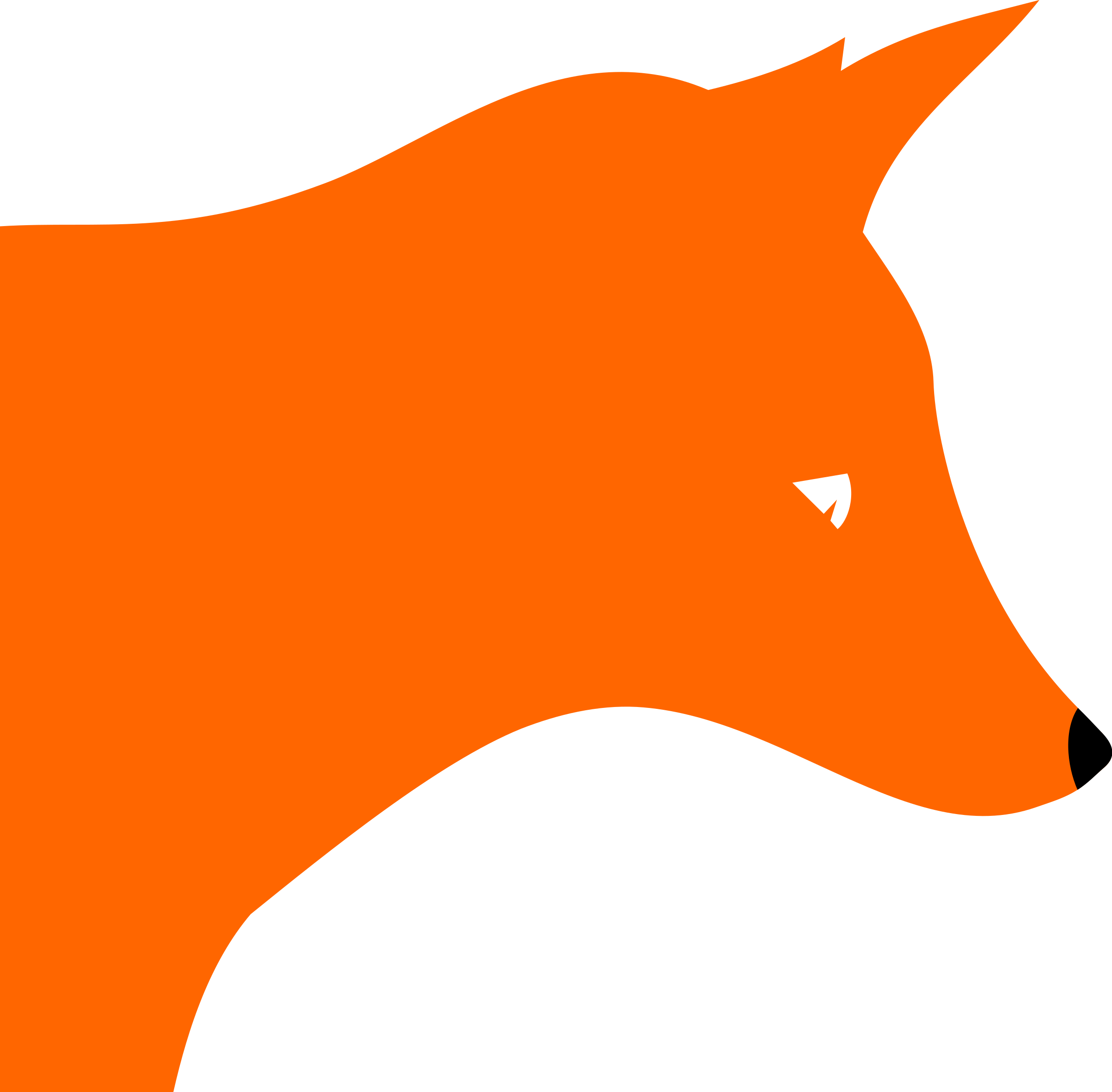 Clipart - Clipart Fox Head (2400x2357)