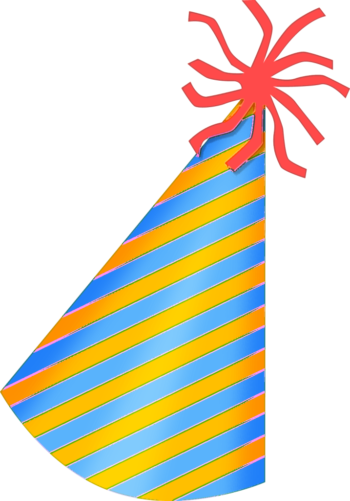 Birthday Hat Clipart - Birthday Hat Transparent Background (717x1024)