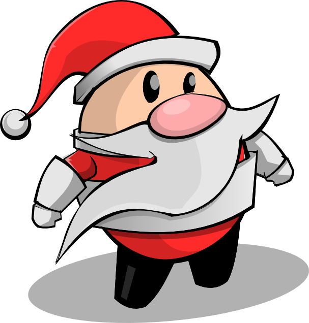 Viejo Pascuero Santa Claus Huevo - Papa Noel Sin Fondo (607x636)