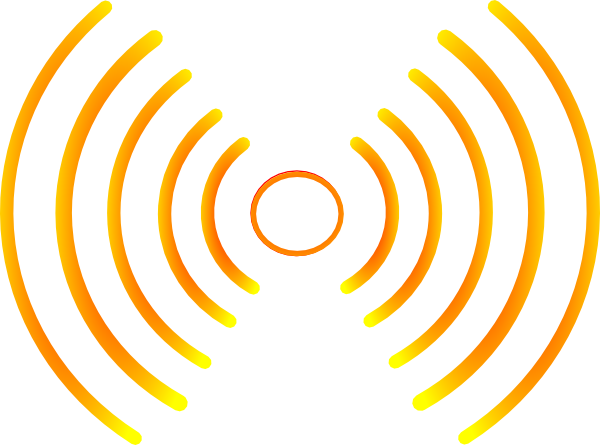 Radio Waves Hpg Clip Art At C - Sound Waves Clipart (600x445)